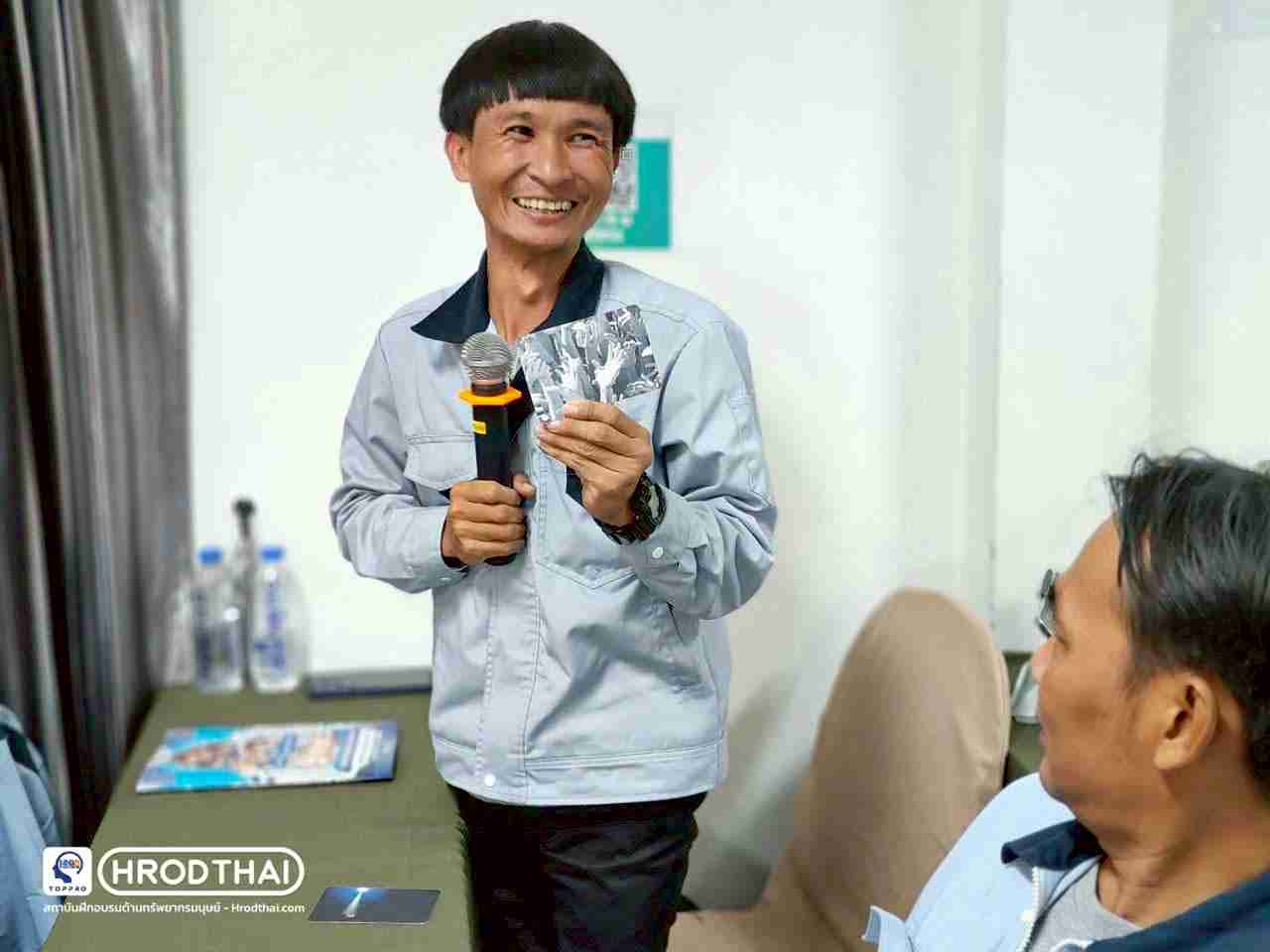 ภาพบรรยากาศอบรมร่วมสองมาตรฐานความปลอดภัยและสิ่งแวดล้อม